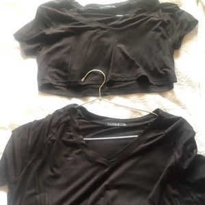 Black Half Shirt
